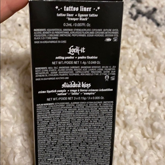 Kat von D birthday set eyeliner, powder, lipsticks - Picture 2 of 6